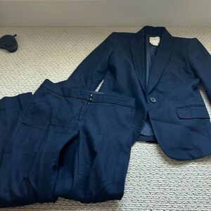 Navy J crew suit size 00